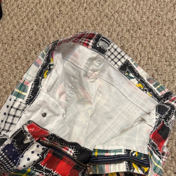 Multicolor Patchwork Pants - Picture 4 of 6